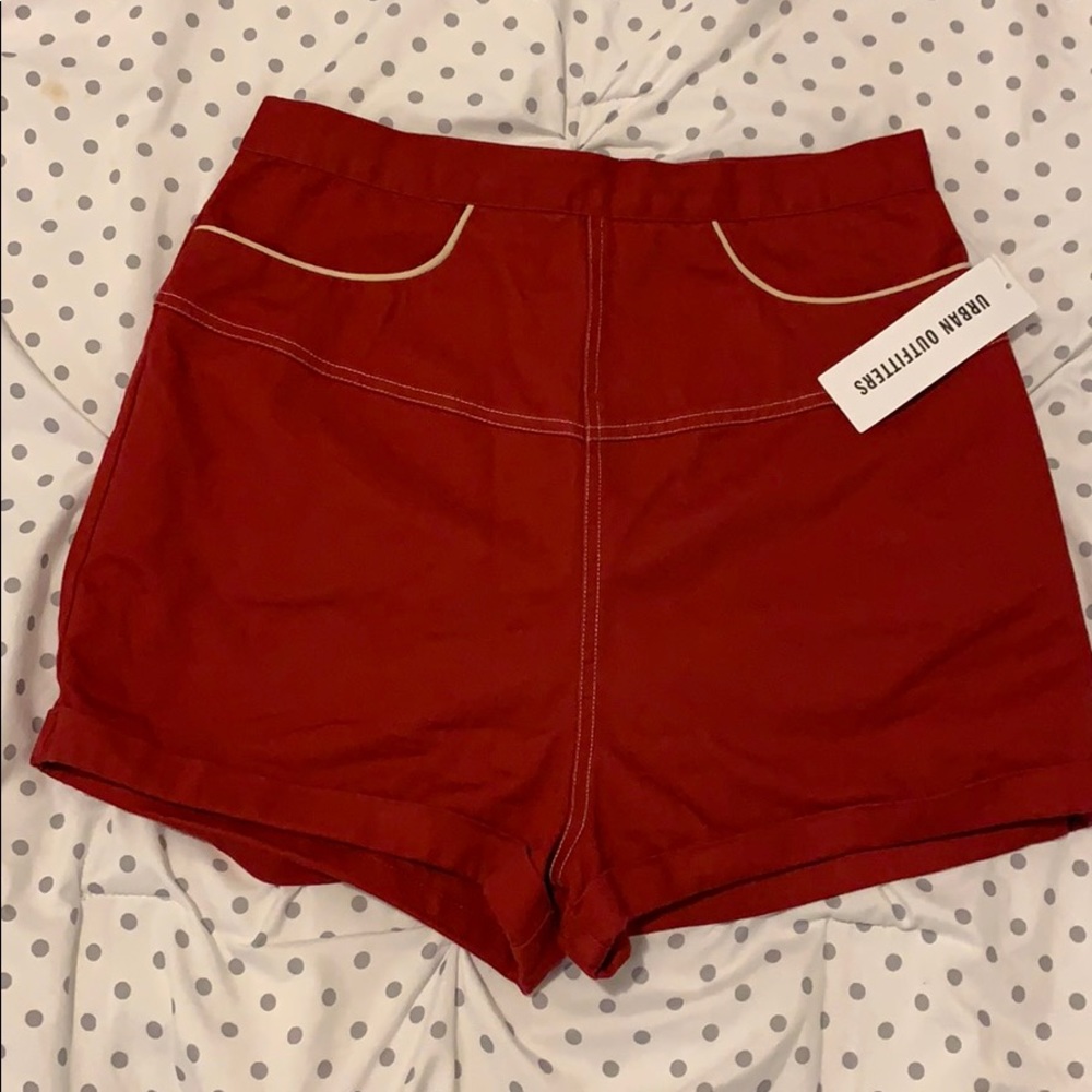 High Waist Pin Up Shorts Medium Urban Outfitters